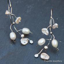 Blossom Branch Pearl Earrings E118