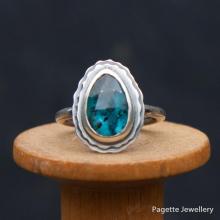 Teal Kyanite Ring R259